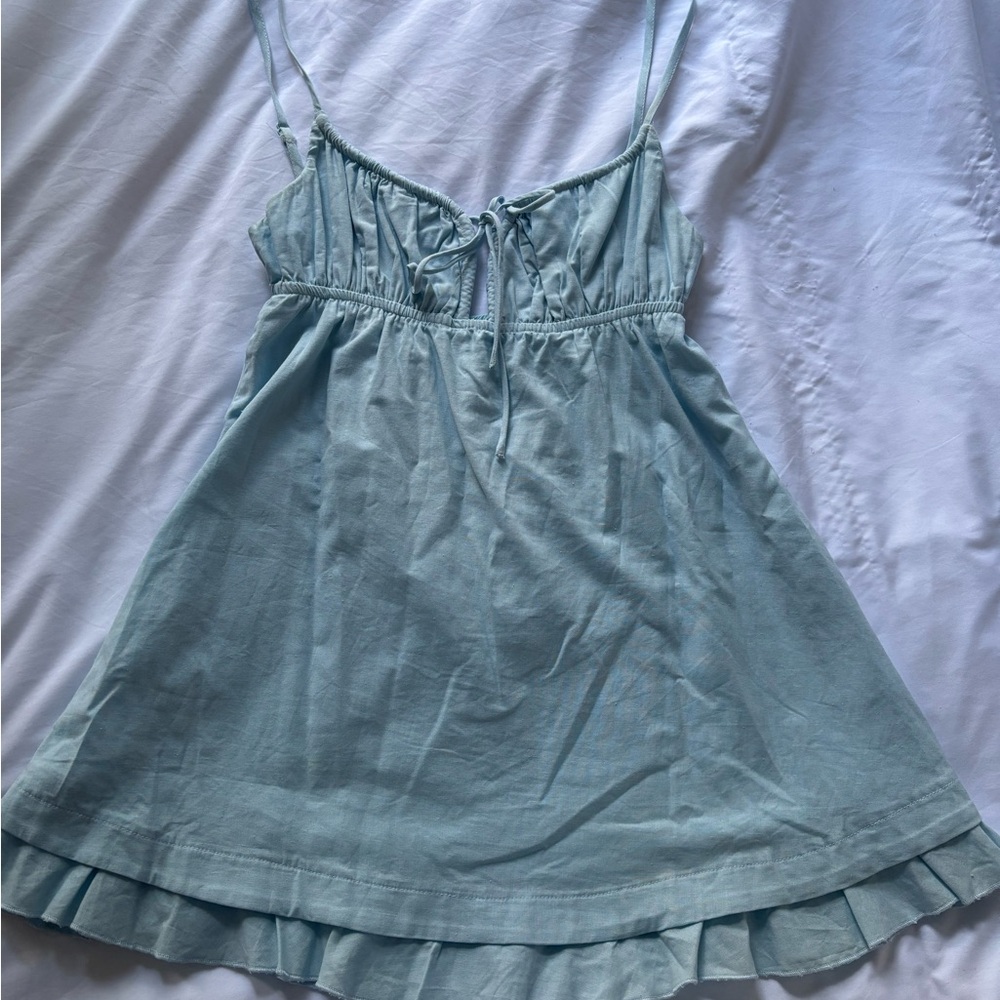 Princess Polly Sky Blue Empress of Love Mini Dress